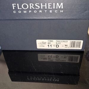 Florsheim Black Pinnacle Wing Ox Shoes